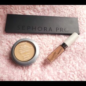 Sephora pro eyeshadow & L’Oréal face powder bundle